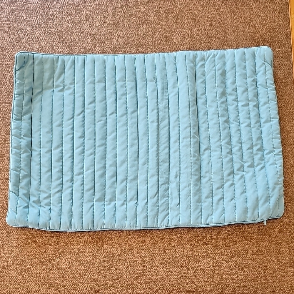 Quilted Blue Bedding Set - Picture 2 of 7
